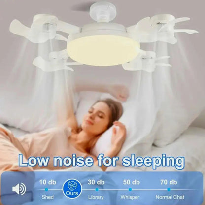 Socket Fan Light color temperature modes