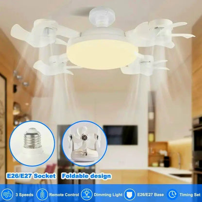 Socket Fan Light dimensions