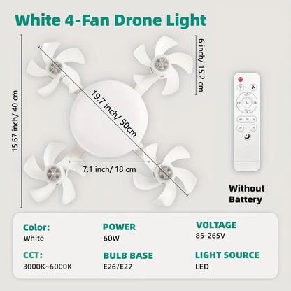 Socket Fan Light in use