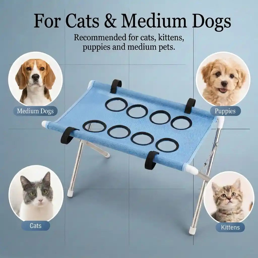 PawNest pet grooming hammock stand mode