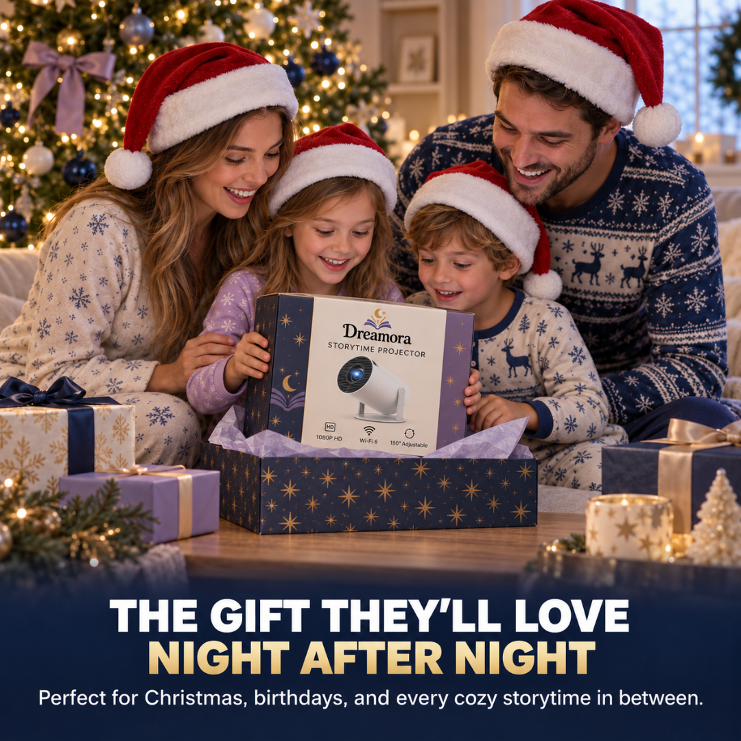 Dreamora Smart Projector bedtime use