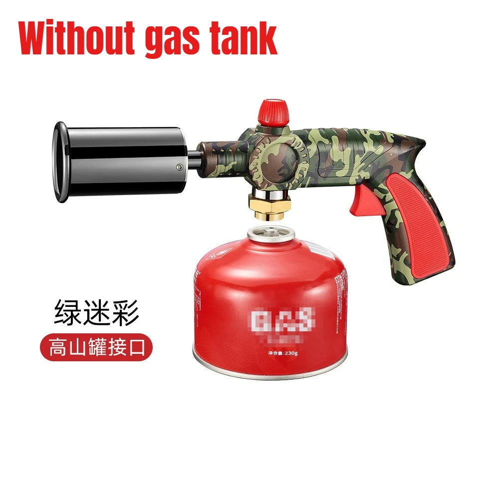 High Firepower Flamethrower, Mountain Jar, Windproof Lighter, Outdoor BBQ Kitchen Stylish and Efficient Igniter Gadgets for Men