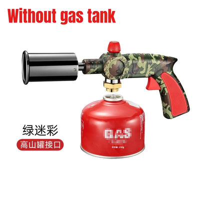 High Firepower Flamethrower, Mountain Jar, Windproof Lighter, Outdoor BBQ Kitchen Stylish and Efficient Igniter Gadgets for Men