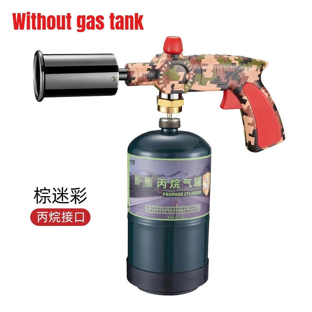 High Firepower Flamethrower, Mountain Jar, Windproof Lighter, Outdoor BBQ Kitchen Stylish and Efficient Igniter Gadgets for Men
