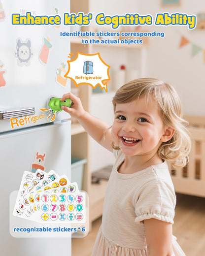 LexiRex Talking Phonics Learning Pen child using product