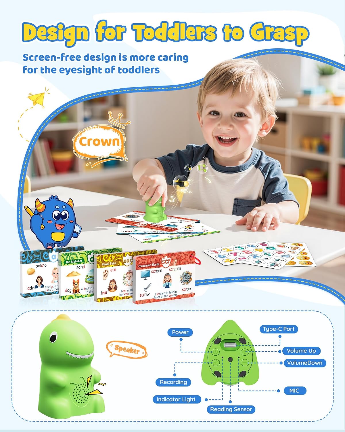 LexiRex Talking Phonics Learning Pen packaging