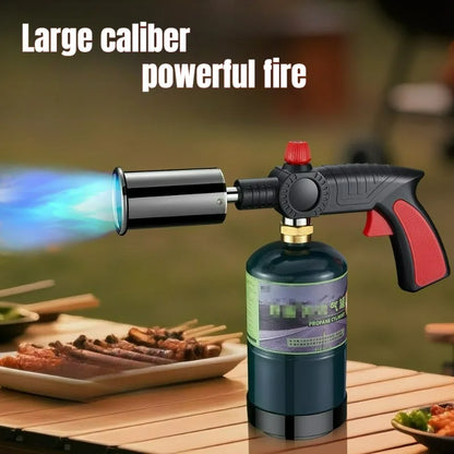 High Firepower Flamethrower, Mountain Jar, Windproof Lighter, Outdoor BBQ Kitchen Stylish and Efficient Igniter Gadgets for Men