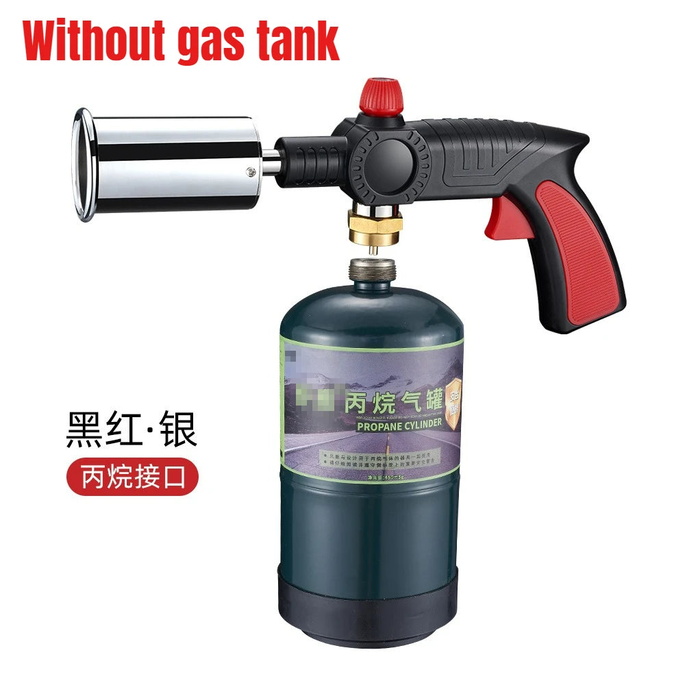 High Firepower Flamethrower, Mountain Jar, Windproof Lighter, Outdoor BBQ Kitchen Stylish and Efficient Igniter Gadgets for Men