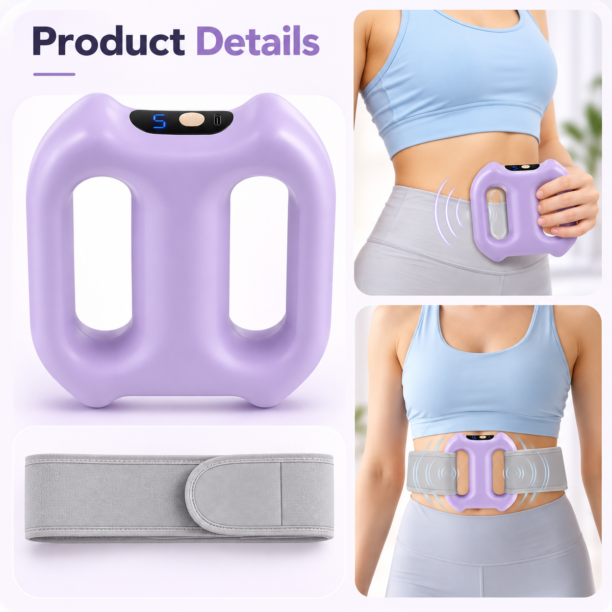RelaxRing™ Vibration Fascia Massager with Belt