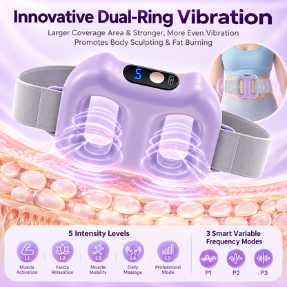 RelaxRing™ Vibration Fascia Massager with Belt