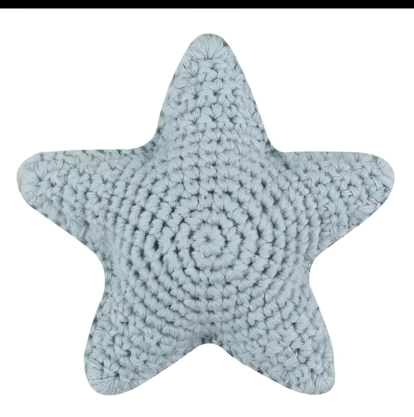 Stellina Crochet Star Rattle — Soft Handcrafted Baby Soother Toy