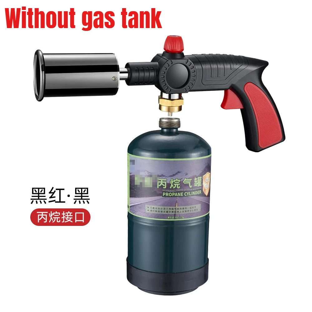 High Firepower Flamethrower, Mountain Jar, Windproof Lighter, Outdoor BBQ Kitchen Stylish and Efficient Igniter Gadgets for Men