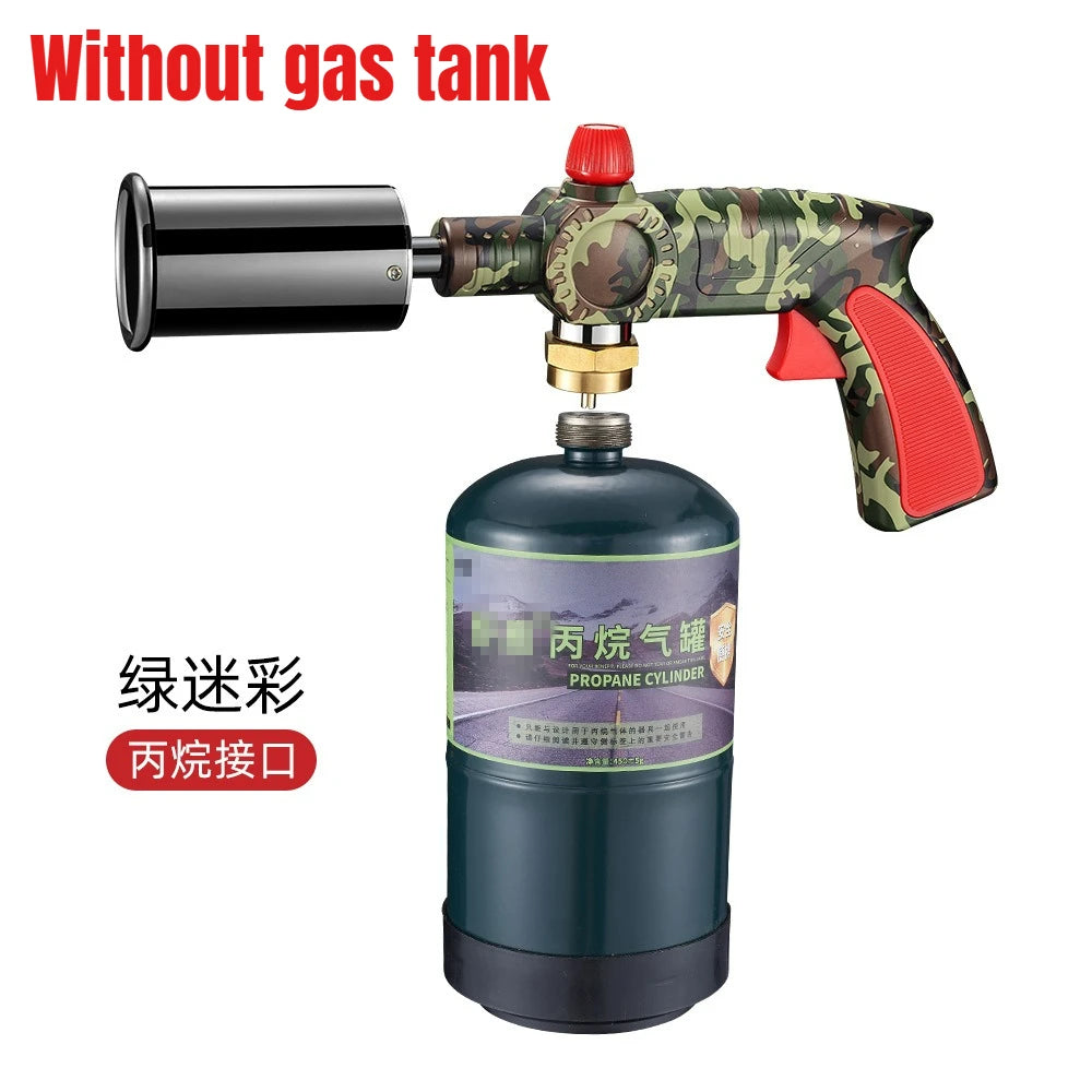 High Firepower Flamethrower, Mountain Jar, Windproof Lighter, Outdoor BBQ Kitchen Stylish and Efficient Igniter Gadgets for Men