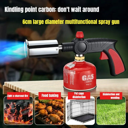 High Firepower Flamethrower, Mountain Jar, Windproof Lighter, Outdoor BBQ Kitchen Stylish and Efficient Igniter Gadgets for Men
